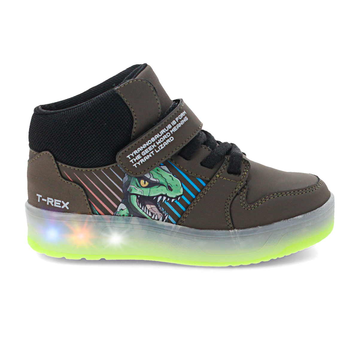 Tenis T-Rex con luces