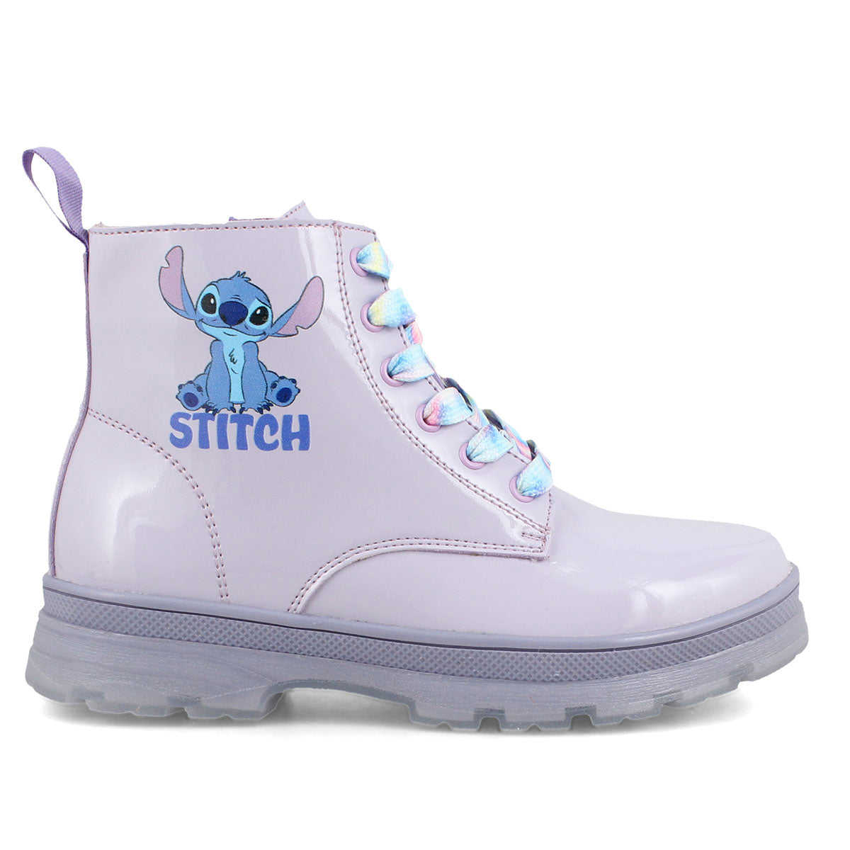 Botin Stitch charol lila