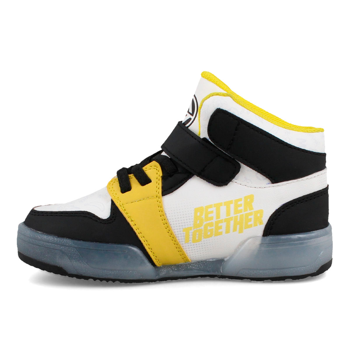 Tenis tipo botita con luces Minions