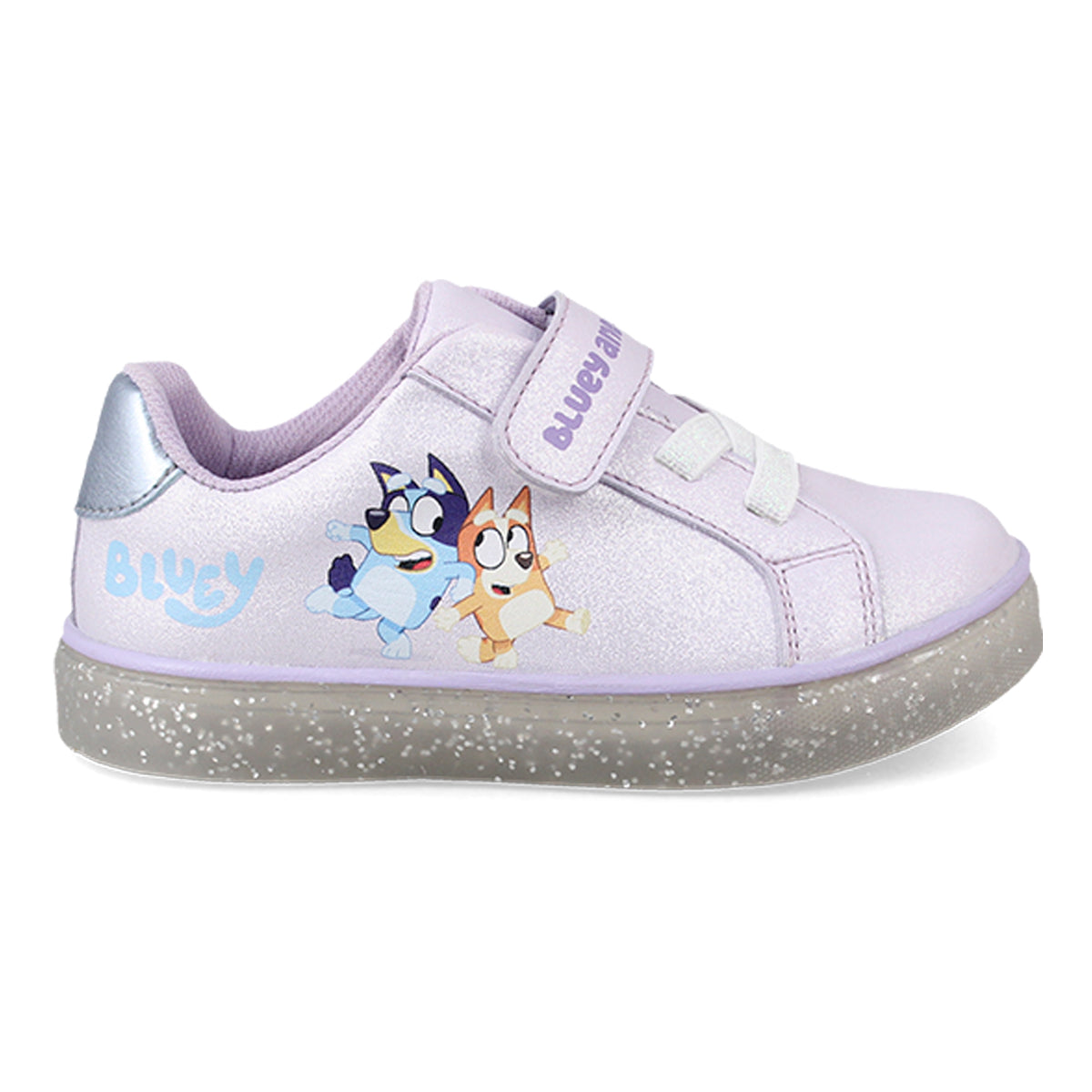 Tenis lila de Bluey and Bingo con luces - Tropicana y Vavito