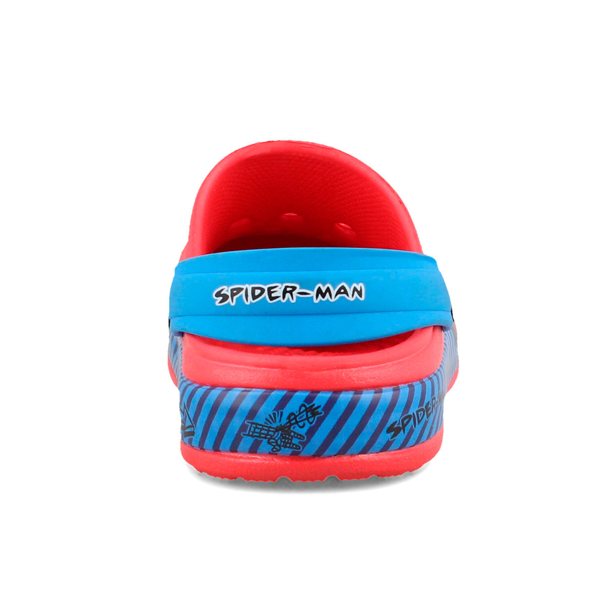 Sandalia tipo Crocs SpiderMan