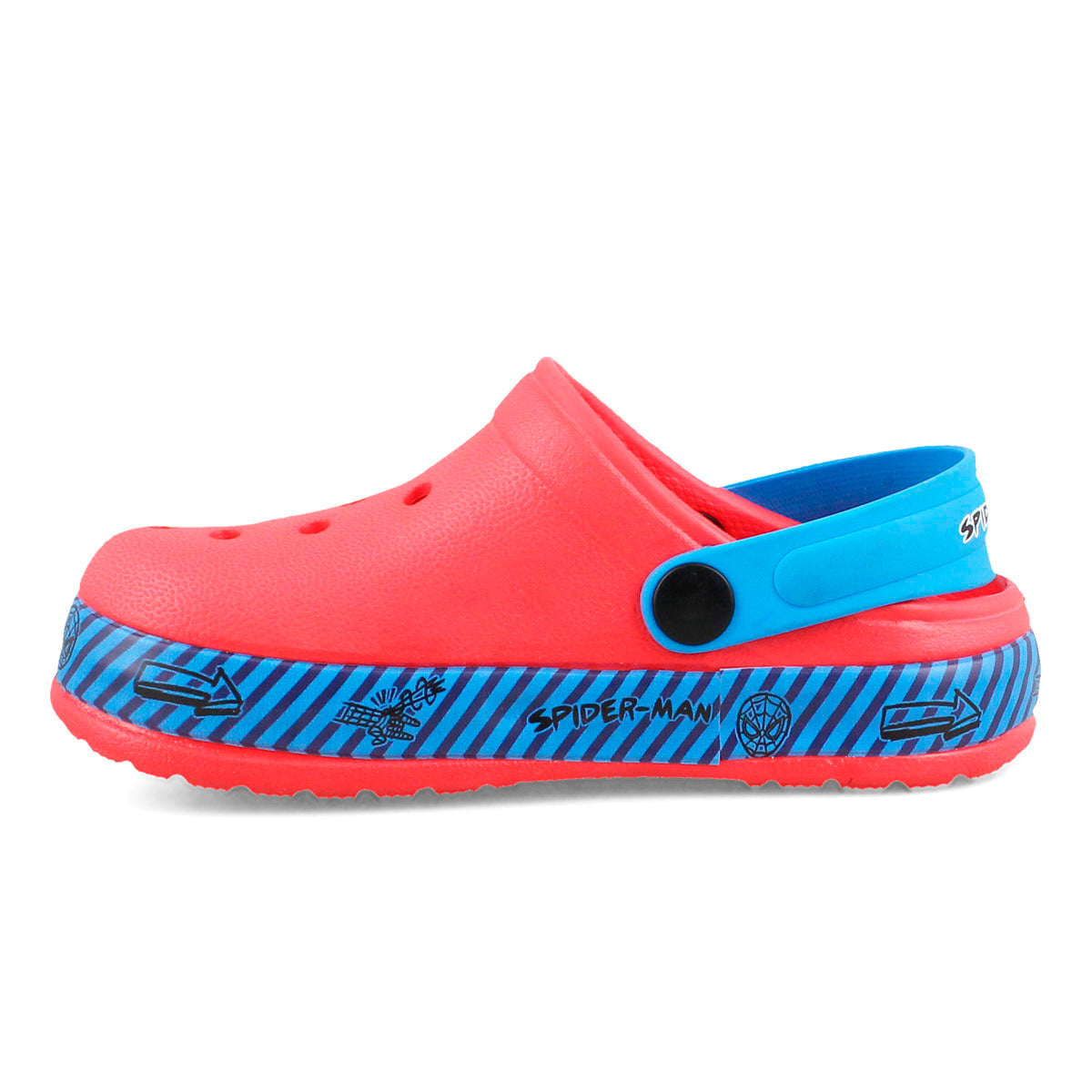 Sandalia tipo Crocs SpiderMan