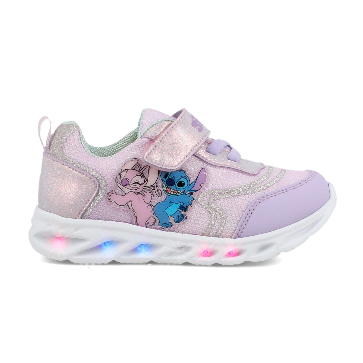 Tenis luces Stitch & Angel