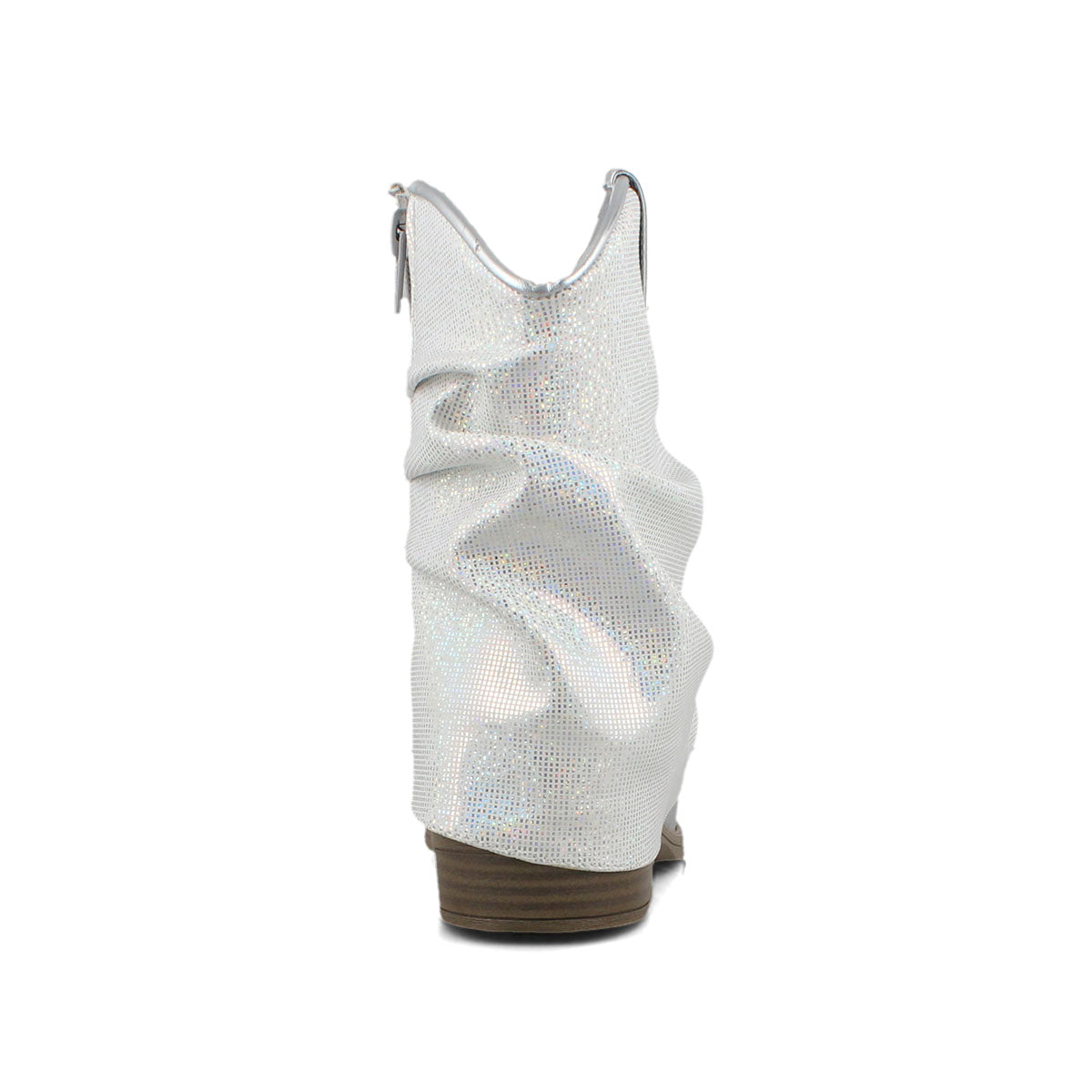 Bota Brillante Galaxy Plata